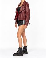 Jaqueta Burgundy Cropped