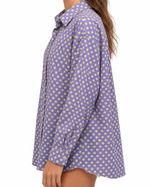 Camisa Vintage Poá Lilac
