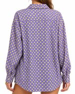 Camisa Vintage Poá Lilac