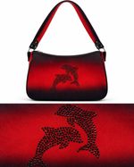 Bolsa Baguete Dolphin Crystal 