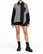 Camisa Oversized Black & White