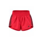 Short Adidas Vermelho Cintura Alta