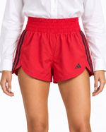 Short Adidas Vermelho Cintura Alta
