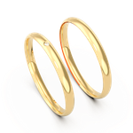 Aliança Slim Ouro 18k-2mm