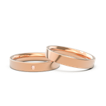 Aliança Lírios Ouro 18k
