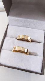 Aliança Jasmim Ouro 18k Chanfrada 4mm