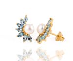 Brinco Flores Ouro 18k