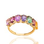 Anel Coleção Flores Ouro 18k