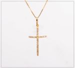 Colar Cruz Ouro 18k