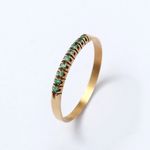 Meia Aliança Ouro 18k