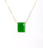 Colar Sentidos em Ouro 18k com Jade Vermelha, Jade Verde e Ônix – Design Elegante 