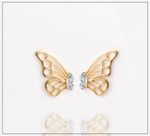Brinco Asas de Borboleta Ouro18K