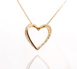 Colar Coração Ouro 18k