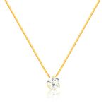 Colar Ponto de Luz Ouro 18k