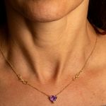 Colar Coração Ouro 18k