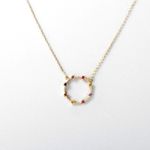 Colar Pedras Brasileiras Natural 18k