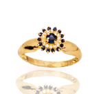 Anel Formatura Safira 18k