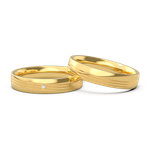 Aliança Lis Ouro 10k