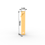 Coleção Dedicatória Pingente Ouro 18k