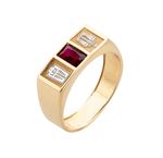 Anel Formatura Ouro 18k