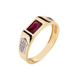 Anel Formatura Ouro 18k