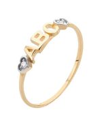 Anel Formatura ABC Ouro 18k