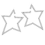 Brinco Estrela Diamante Ouro 18k