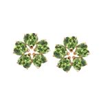 Brinco Pedras Brasileiras Ouro 18k