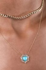 Colar Turquesa Ouro 18k