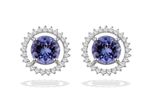Brinco Tanzanita Ouro 18k