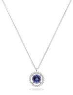 Colar Tanzanita Ouro 18k e Diamantes
