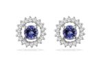 Brinco Tanzanita Ouro 18k