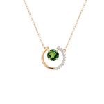 Colar Esmeralda e Diamante Ouro 18k