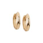 Brinco Argolinha Lisa Ouro 18k