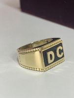 Anel Masculino Trabalhado Ouro 18k
