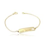 Pulseira Infantil Coração Prata 925