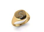 Anel de dedinho ouro 18k