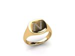 Anel de dedinho ouro 18k