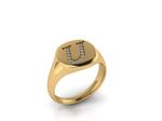 Anel de dedinho ouro 18k