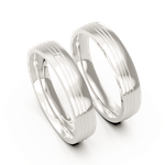 Aliança Lis 4mm Prata