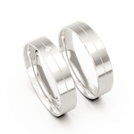 Aliança Chianti 4mm Prata