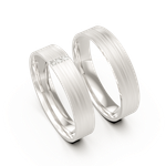 Aliança Lótus 4mm Prata