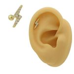 Piercing Helix Raio Ouro 18k