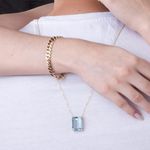 Escapulário Nossa Senhora de Fátima ouro 18k