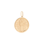 Medalha São Bento em ouro 18k