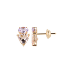 Brinco Oval ouro 18k