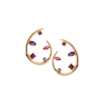 Brinco Gota ouro 18k