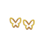 Brinco Borboleta ouro 18k,