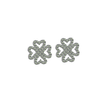 Brinco Trevo ouro 18k