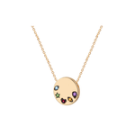 Gargantilha Meia Cana ouro 18k